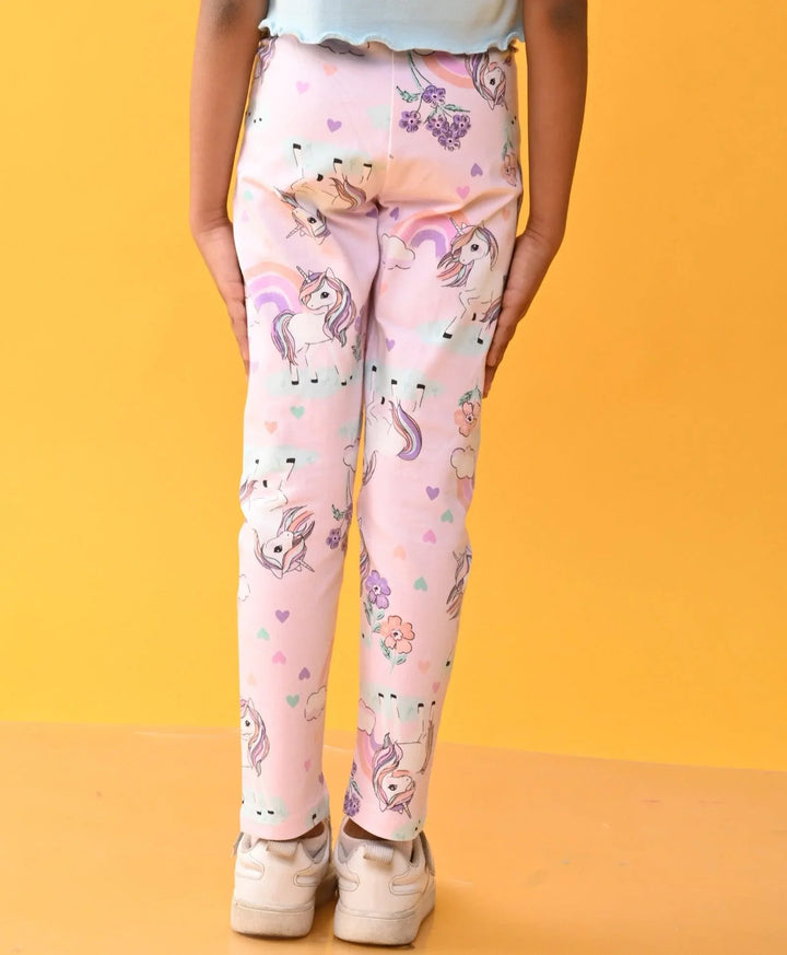 UNICORN HEARTS PINK LEGGING - PINK - Anthrilo 