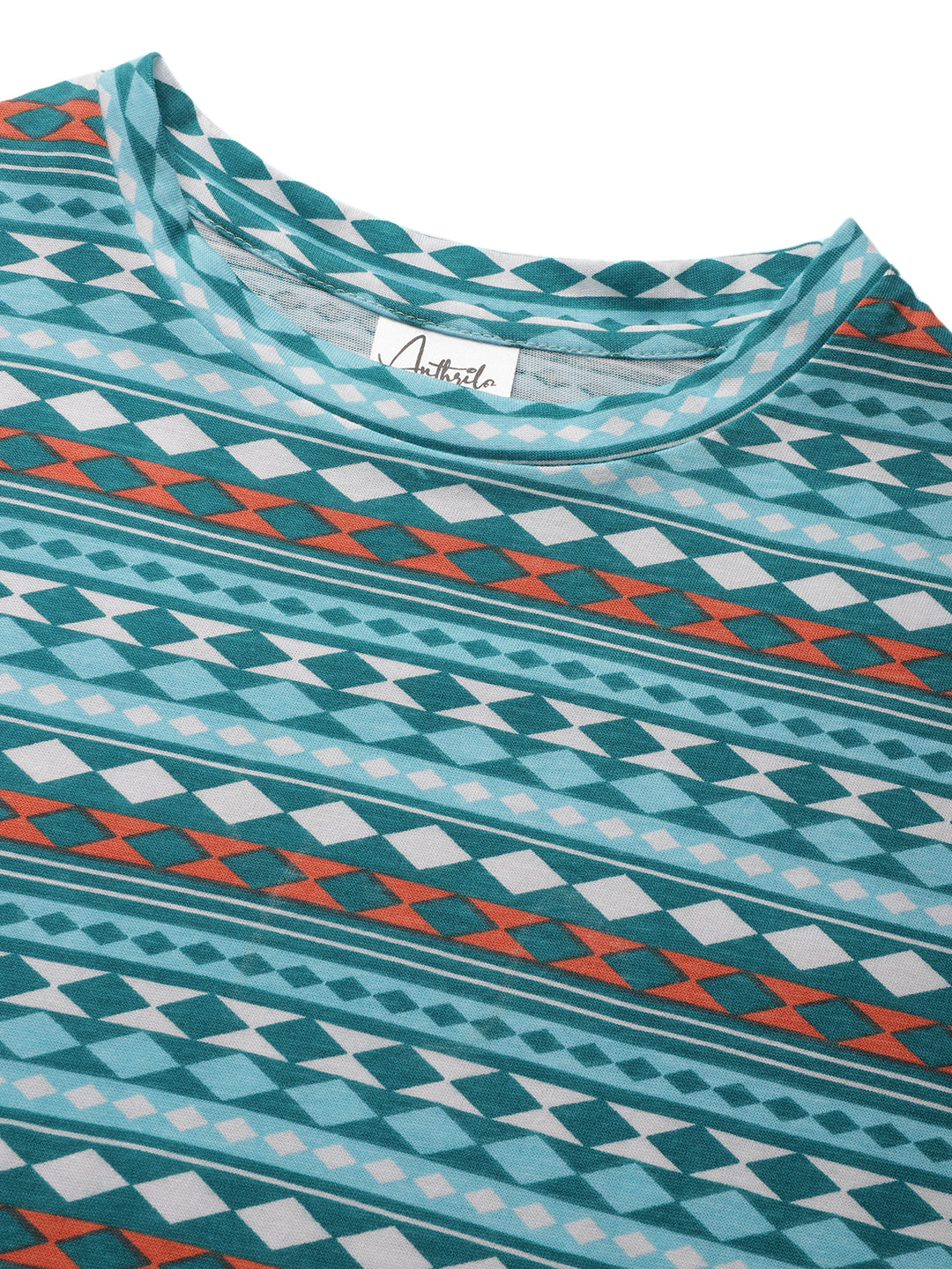 BLUE GREEN SUMMER GIRLS T-SHIRT - BLUE