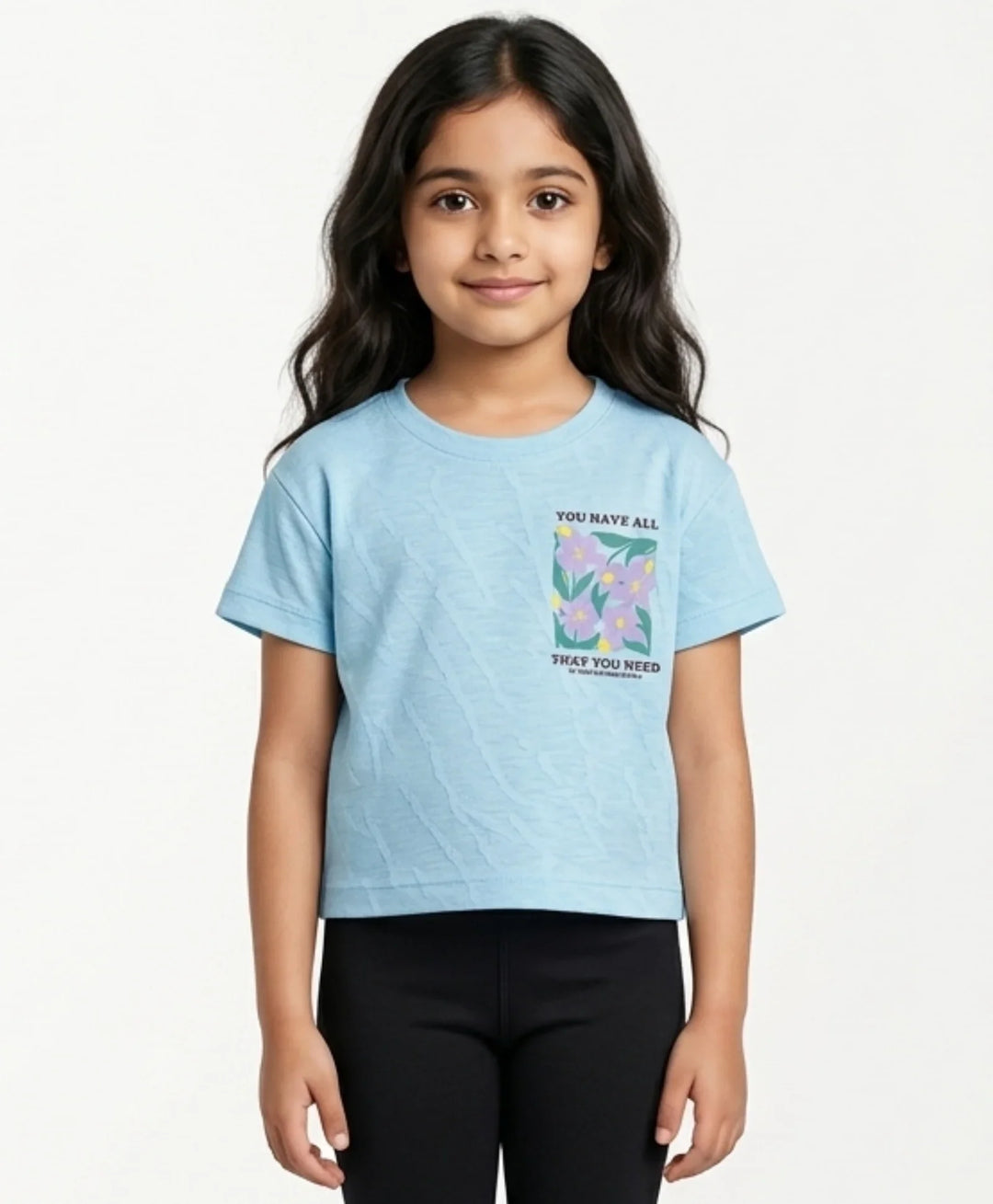 YOU HAVE ALL SKY GIRLS T-SHIRT - SKY - Anthrilo 