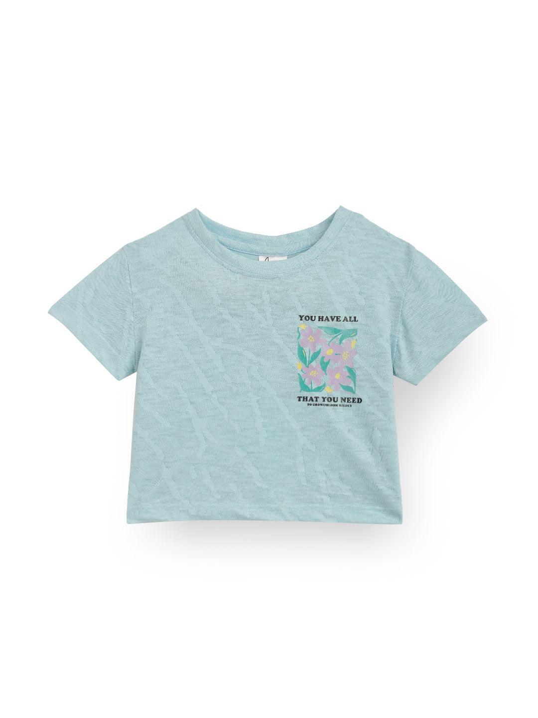 YOU HAVE ALL SKY GIRLS T-SHIRT - SKY - Anthrilo 