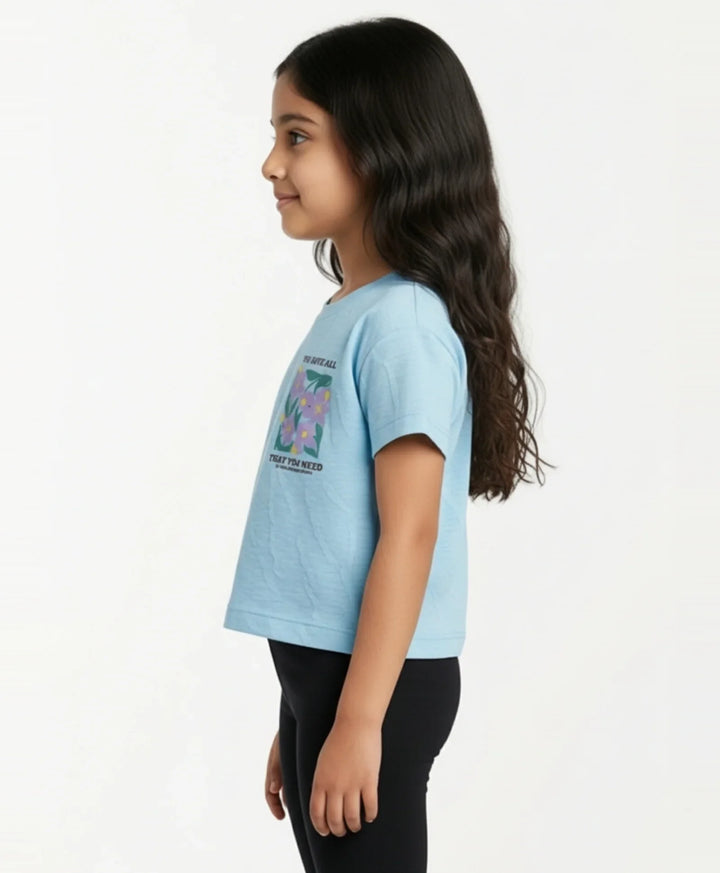 YOU HAVE ALL SKY GIRLS T-SHIRT - SKY - Anthrilo 