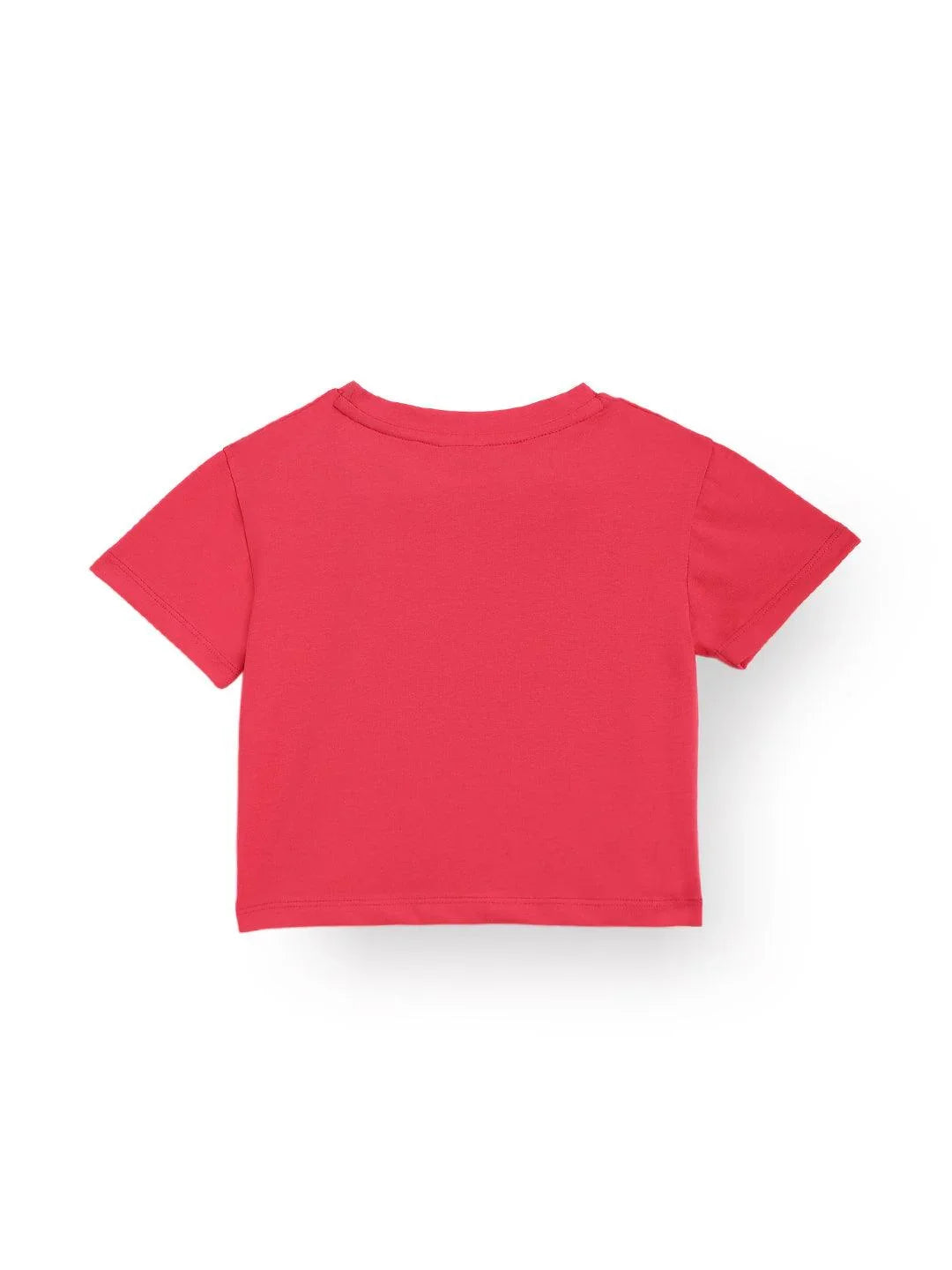 HAPPINESS ROSE PINK SUMMER GIRLS T-SHIRT - PINK - Anthrilo 