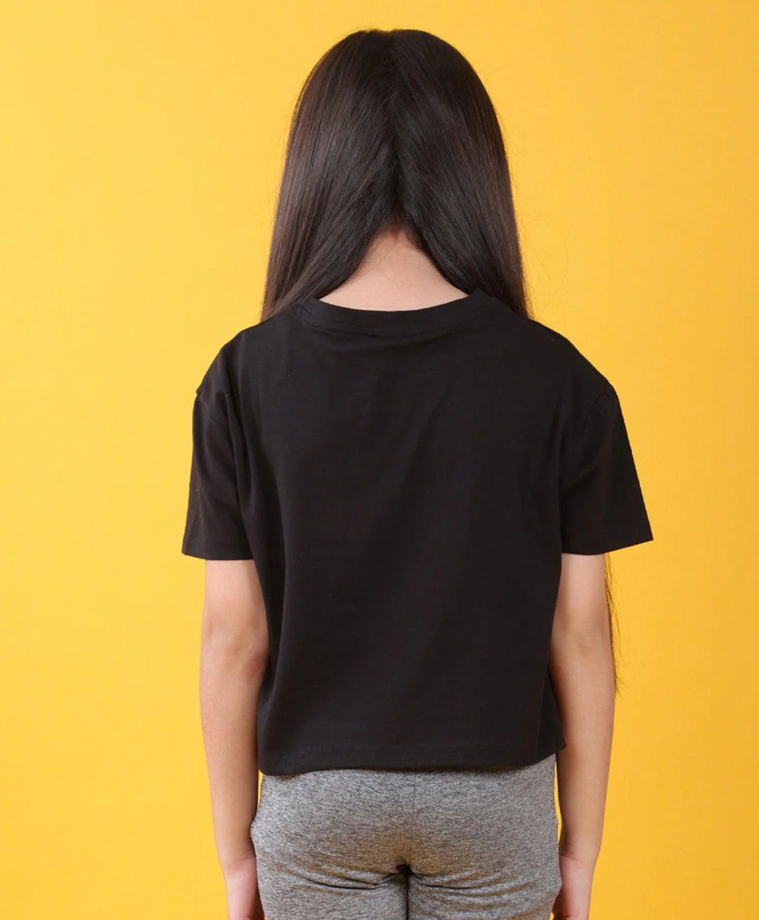 PLANET BLACK SUMMER GIRLS T-SHIRT - BLACK - Anthrilo 