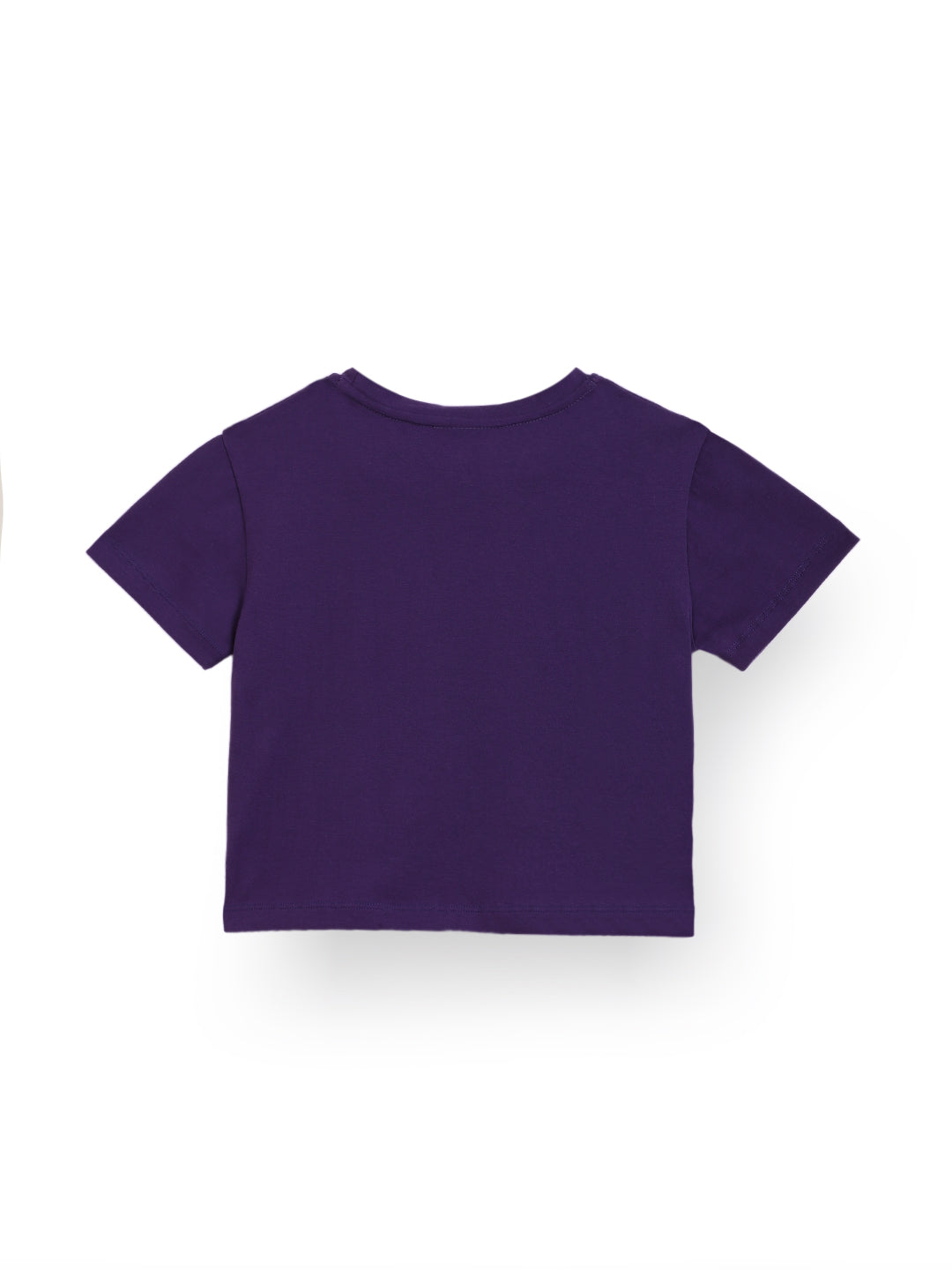 SUMMER TIME PURPLE GIRLS T-SHIRT-PURPLE