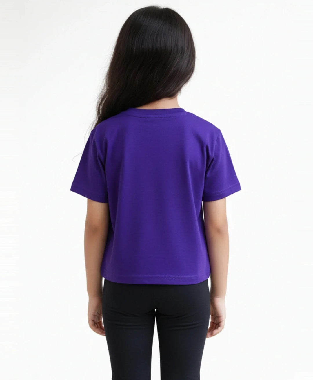 SUMMER TIME PURPLE GIRLS T-SHIRT-PURPLE - Anthrilo 