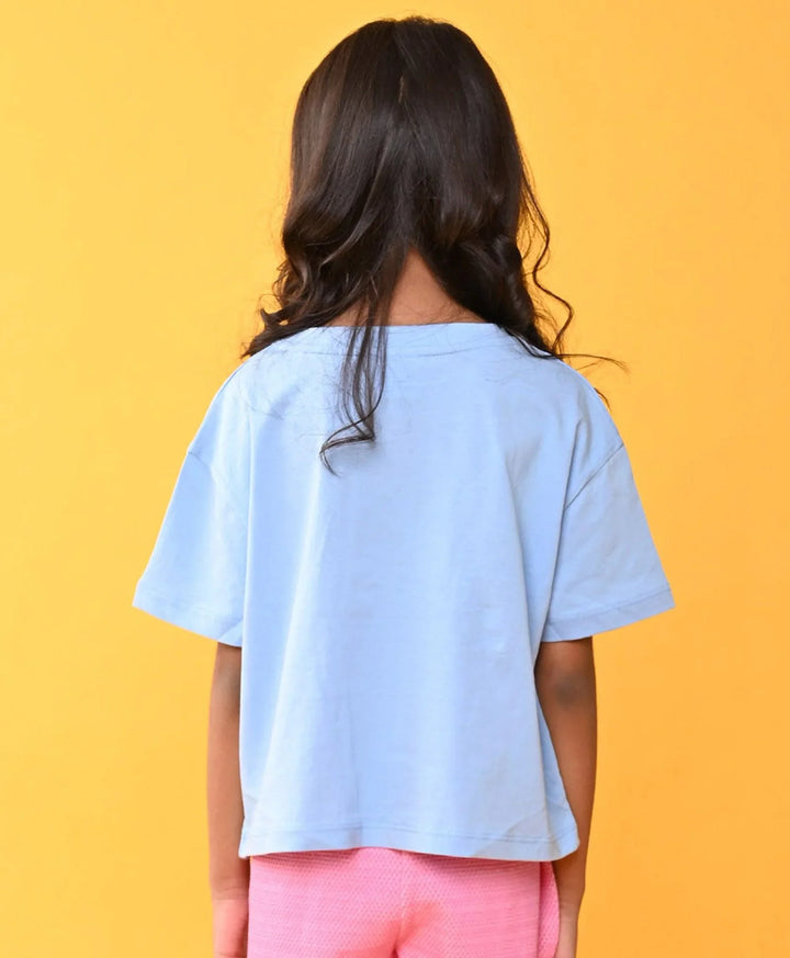 SURF VACAY SKY SUMMER GIRLS T-SHIRT - SKY - Anthrilo 