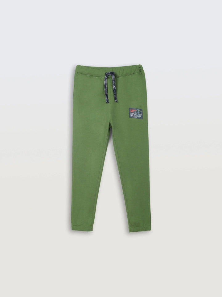 BASKETBALL OLIVE BOYS SUMMER JOGGER - GREEN - Anthrilo 