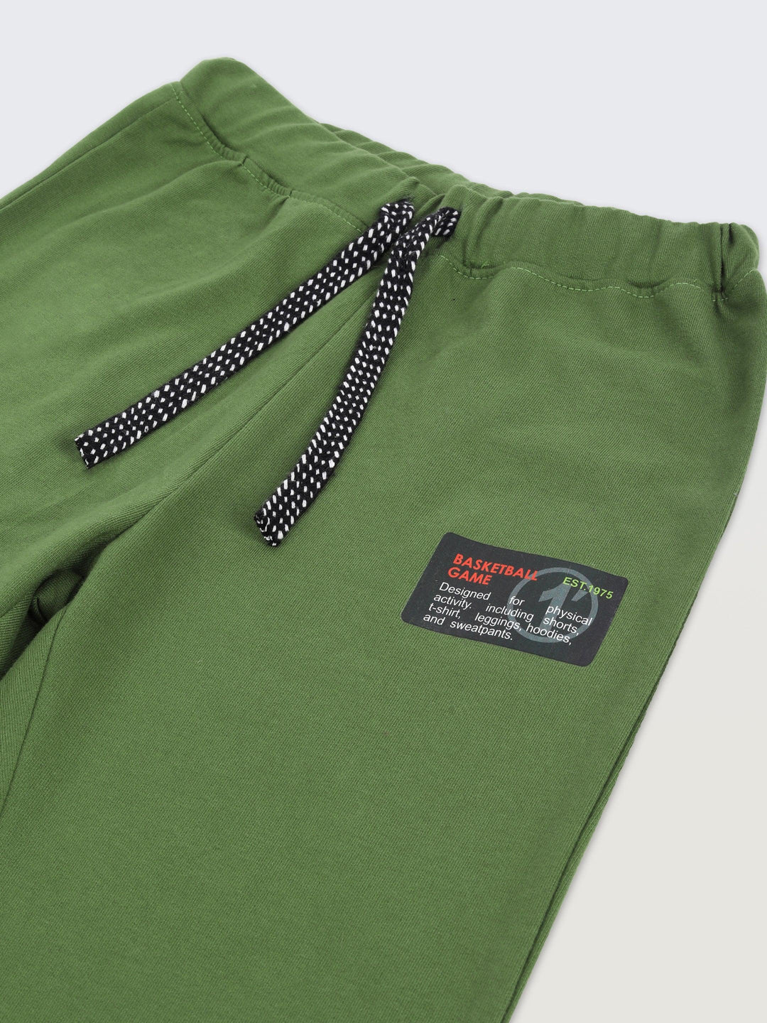 BASKETBALL OLIVE BOYS SUMMER JOGGER - GREEN - Anthrilo 