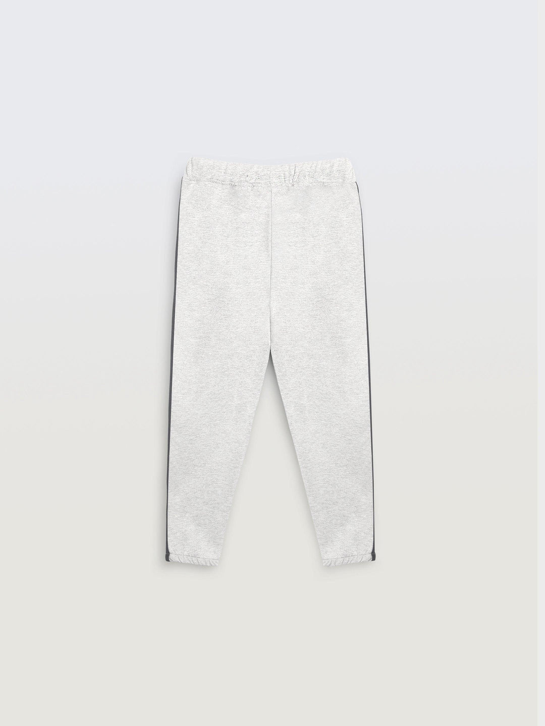 Grey Melange Side Tape Boys Summer Jogger - Grey