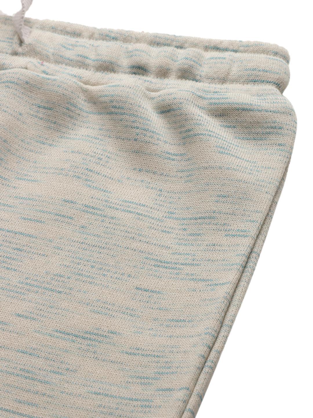 BLUE WHITE TEXTURED SUMMER GIRLS SHORTS - WHITE - Anthrilo 