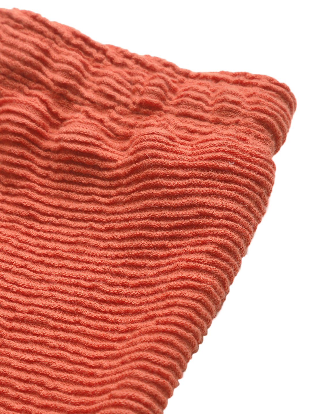 ORANGE TEXTURED SUMMER GIRLS SHORTS - ORANGE