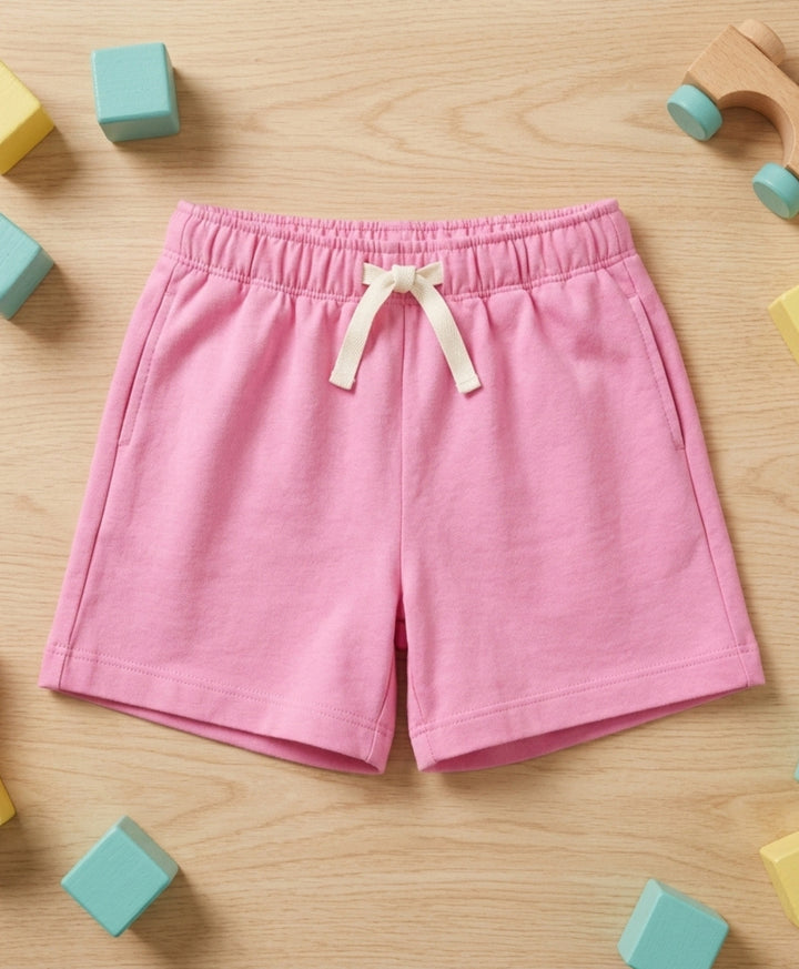 Pretty Pink Summer Girls Shorts - Pink