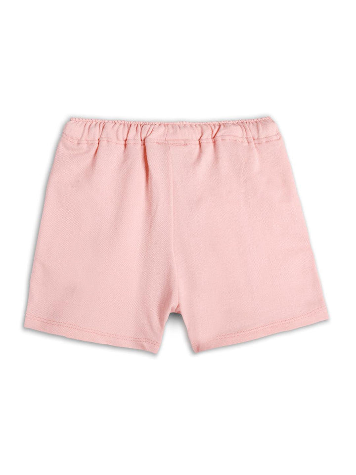 PINK FRILL GIRLS SUMMER SHORTS - PINK - Anthrilo 