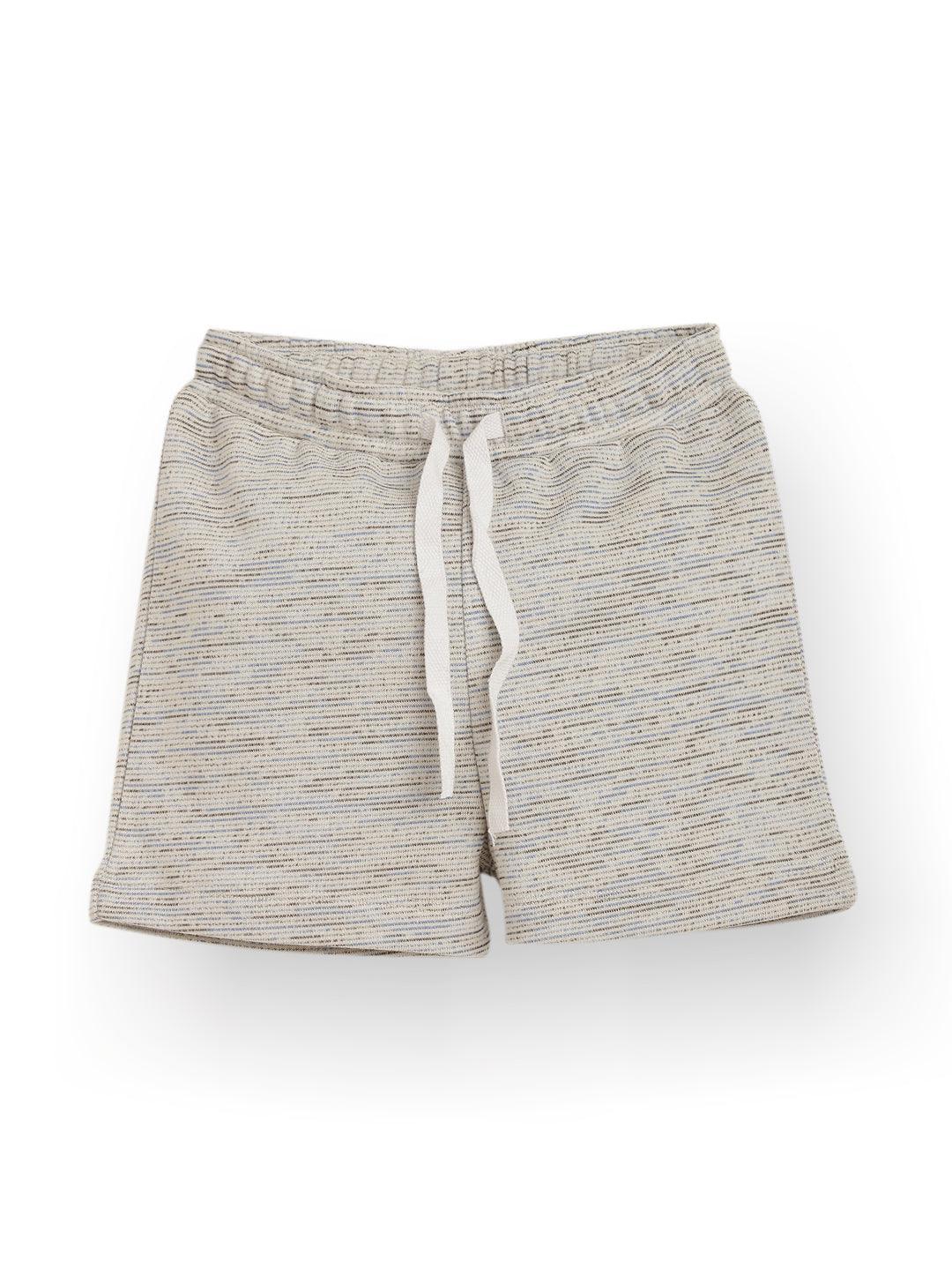 BLACK BLUE TEXTURED SUMMER GIRLS SHORTS - WHITE - Anthrilo 