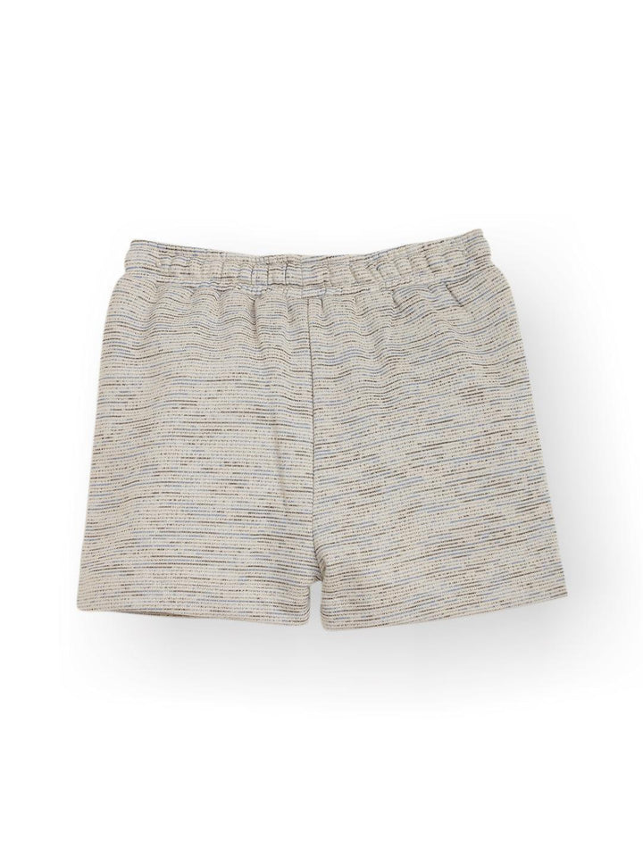 BLACK BLUE TEXTURED SUMMER GIRLS SHORTS - WHITE - Anthrilo 