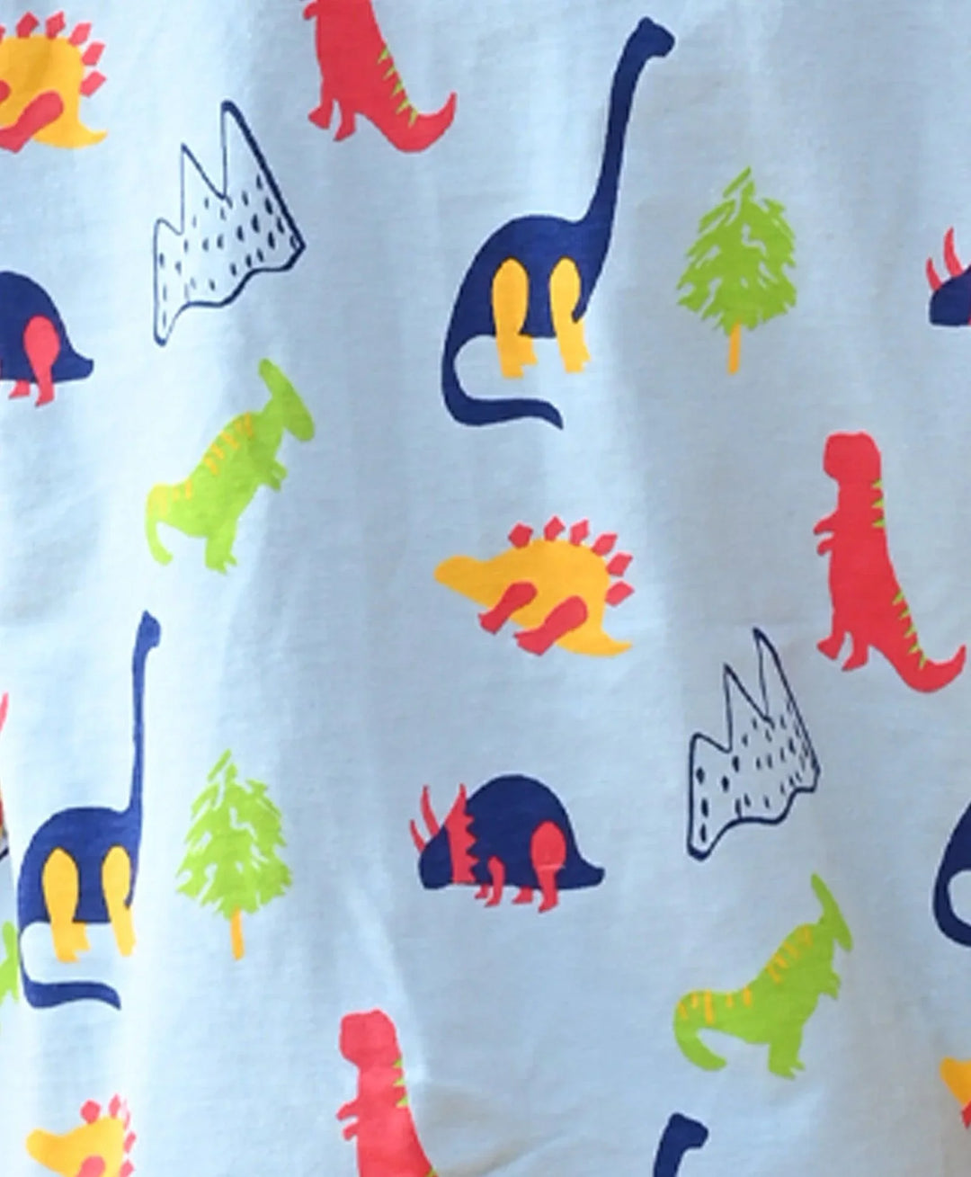 SKY DINOSAUR FUN SLEEPWEAR SHORT SET - SKY - Anthrilo 