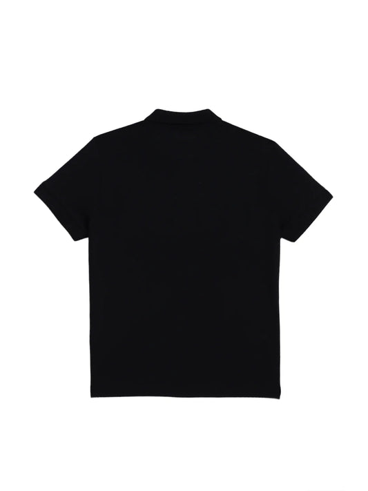 COOL PLANS BLACK SUMMER BOYS POLO T-SHIRT - BLACK