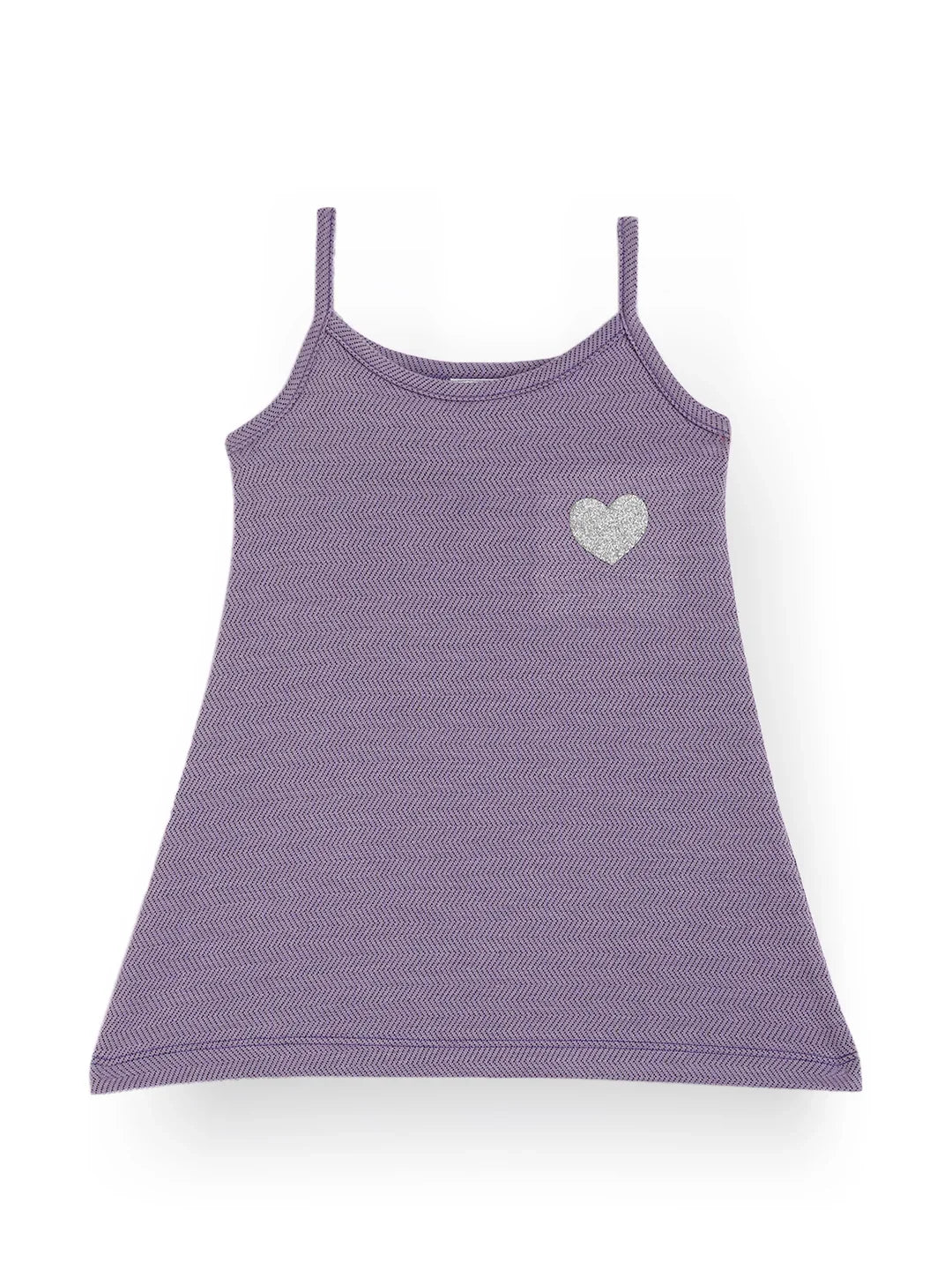PURPLE HEART SUMMER STRAPPY GIRLS TOP - PURPLE - Anthrilo 