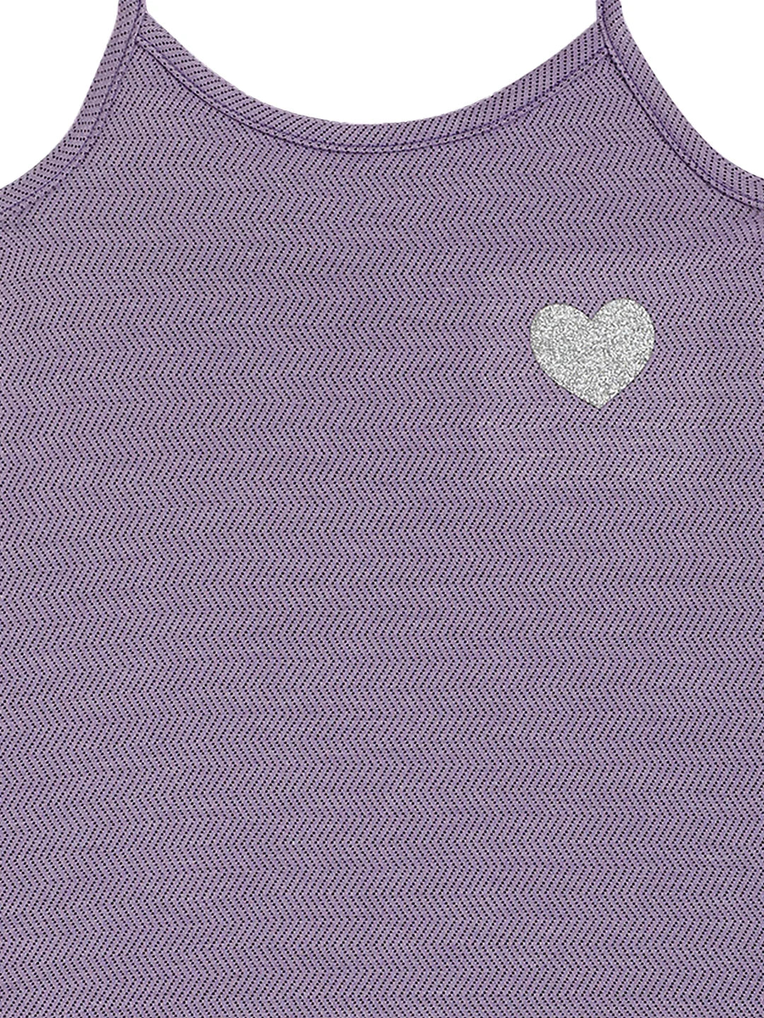 PURPLE HEART SUMMER STRAPPY GIRLS TOP - PURPLE - Anthrilo 