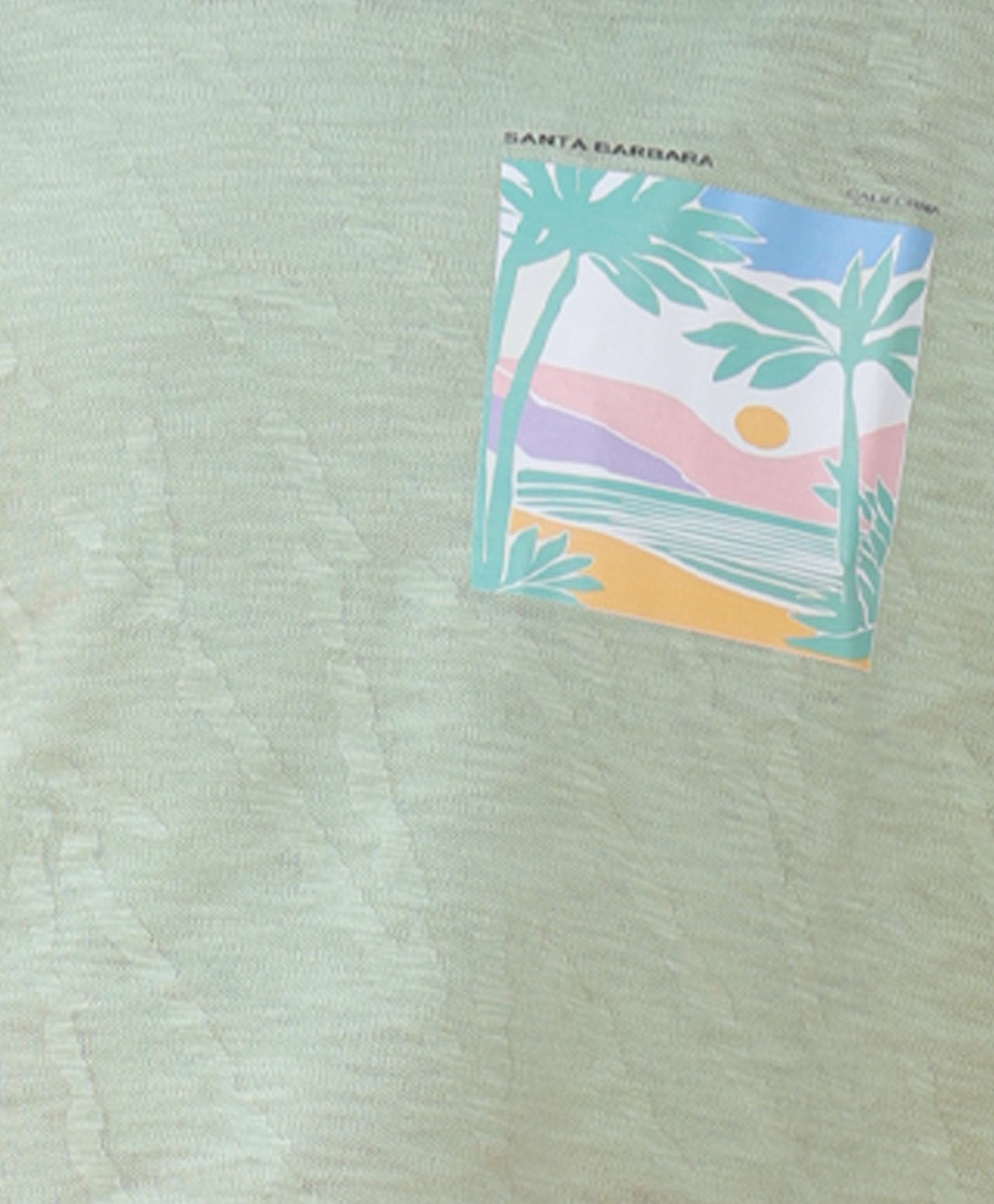 SANTA BARBARA GREEN PINK SUMMER GIRLS SHORTS SET - GREEN/PINK