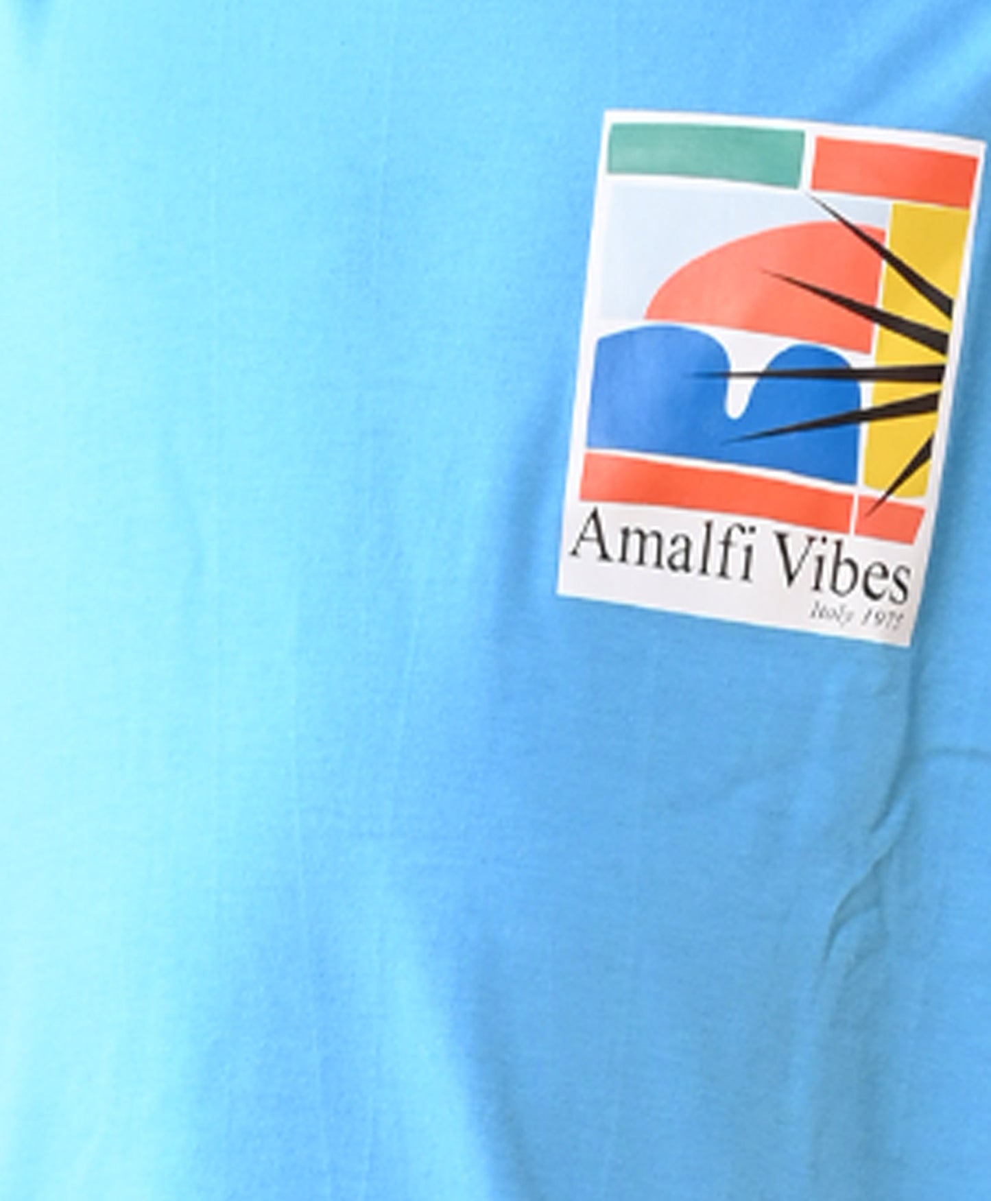 AMALFI VIBES BLUE GREY SHORTS SET - BLUE/GREY