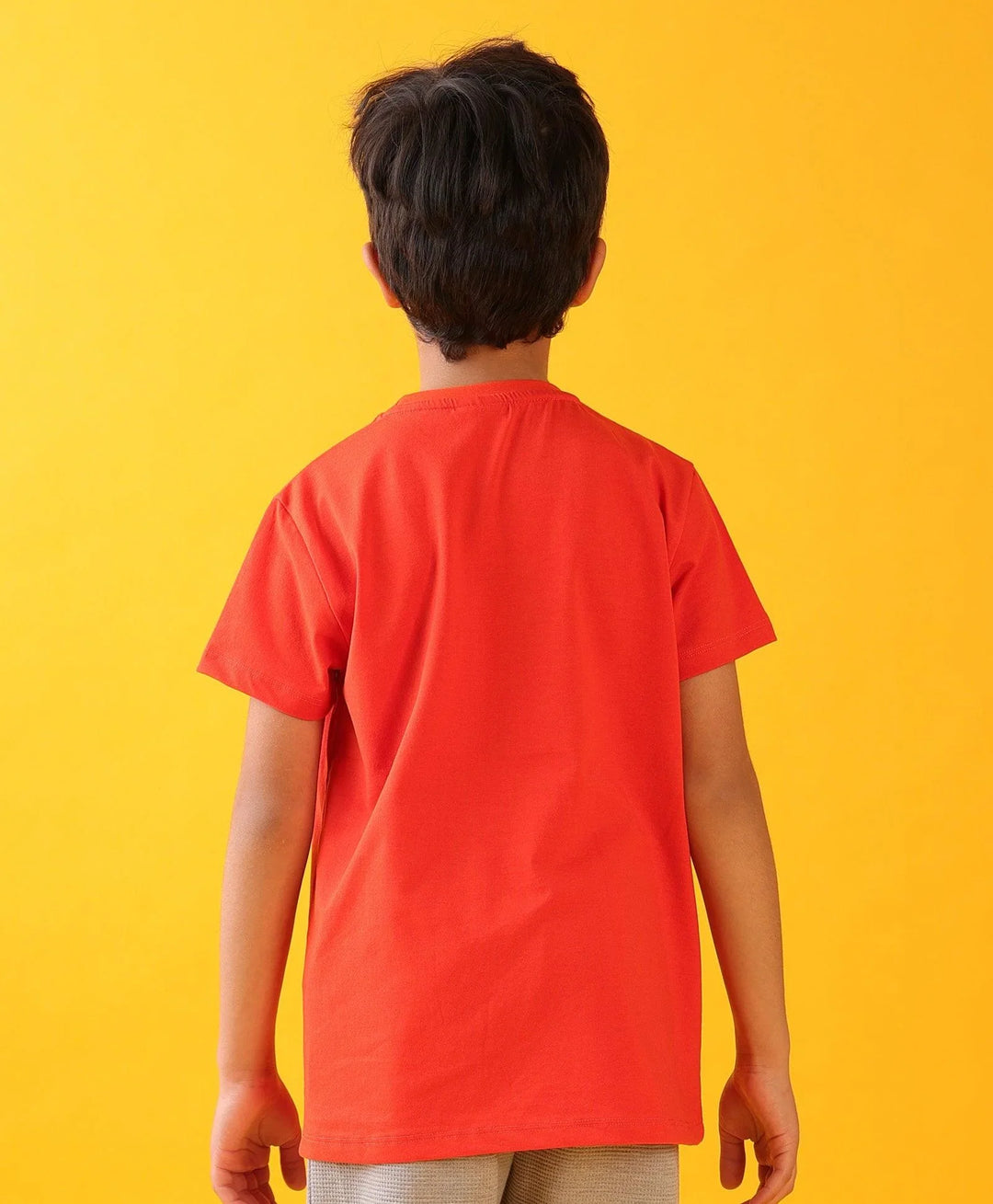 ORANGE ENGLAND STRIPE SHORT SLEEVES T-SHIRT - ORANGE - Anthrilo 