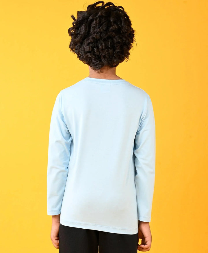 BEST FRIENDS SKY LONG SLEEVES BOYS T-SHIRT - SKY - Anthrilo 