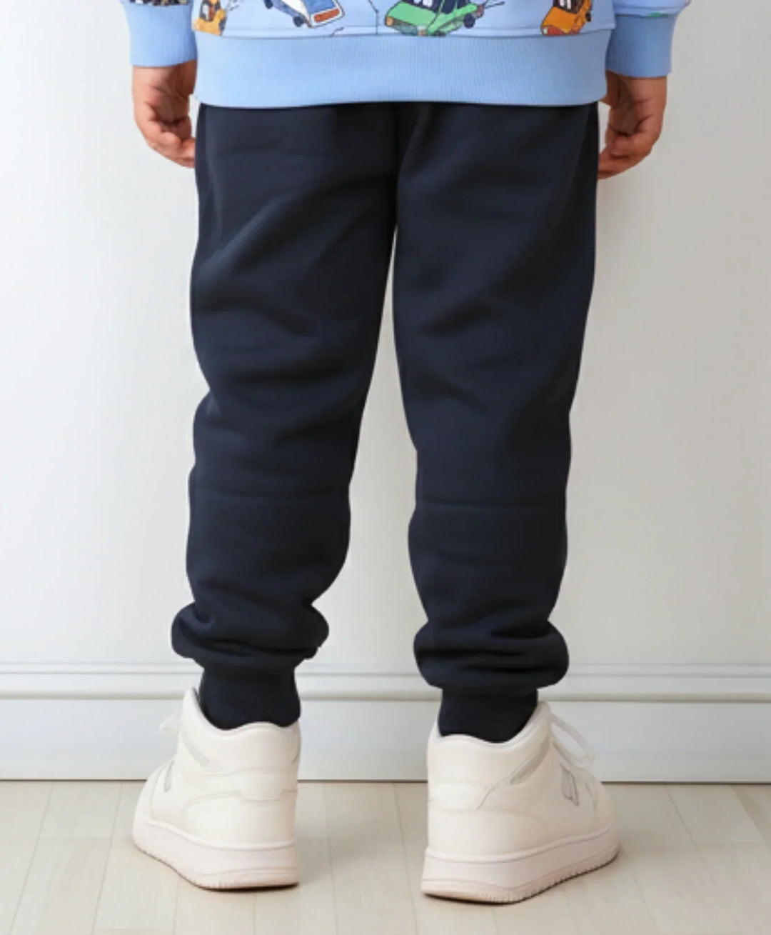 NAVY WARM FLEECE BOYS JOGGER - NAVY - Anthrilo 