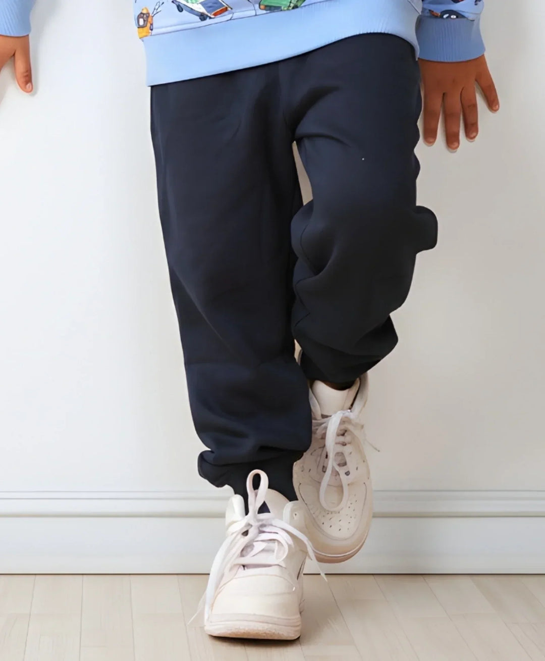 NAVY WARM FLEECE BOYS JOGGER - NAVY - Anthrilo 