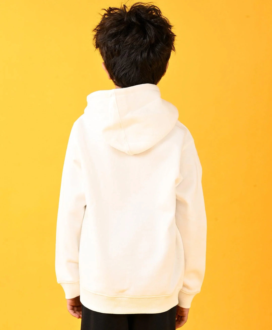 NEW GOOD HABITS BOYS FLEECE HOODIE - WHITE - Anthrilo 