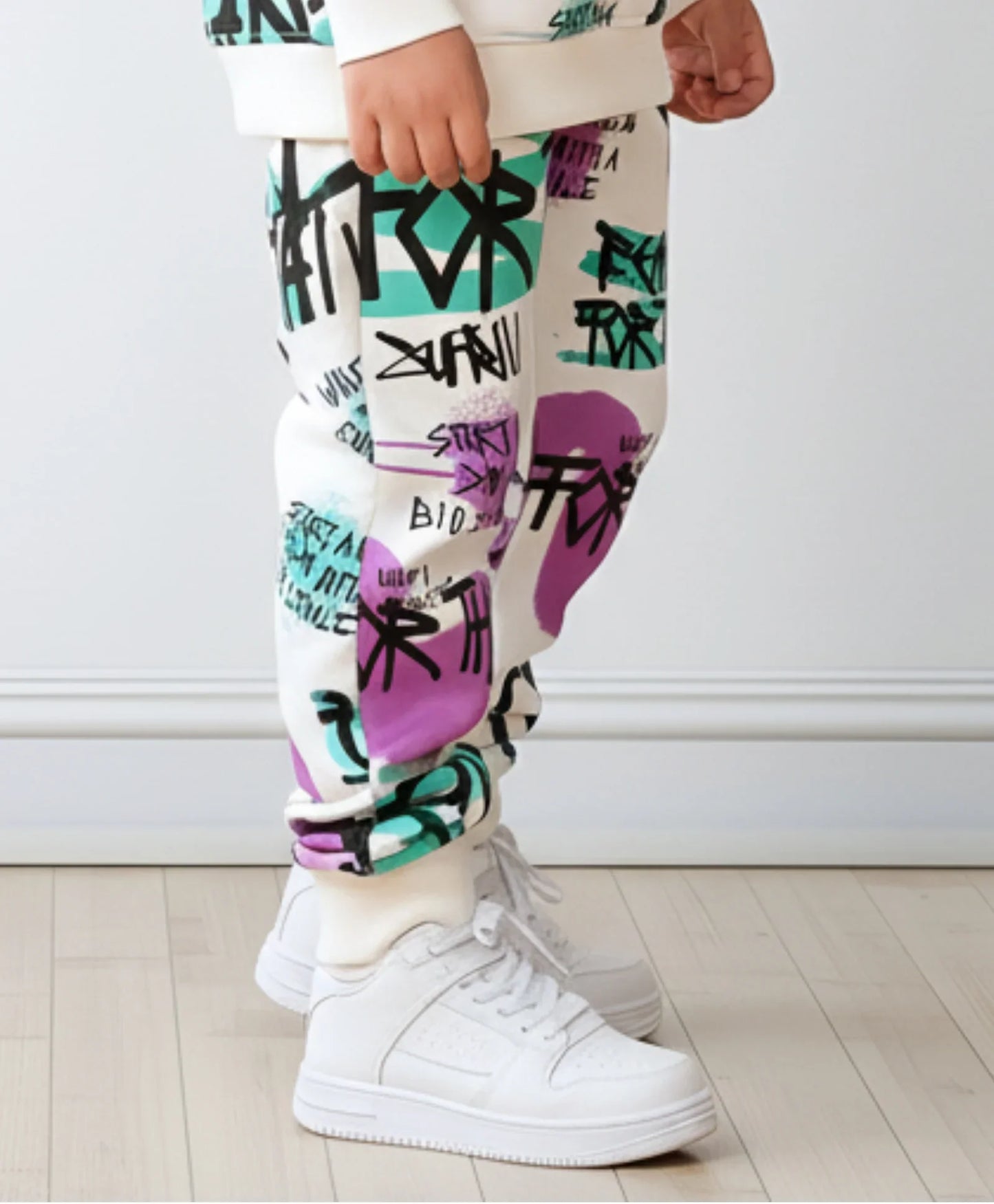READY FOR THAT FLEECE BOYS JOGGER - WHITE