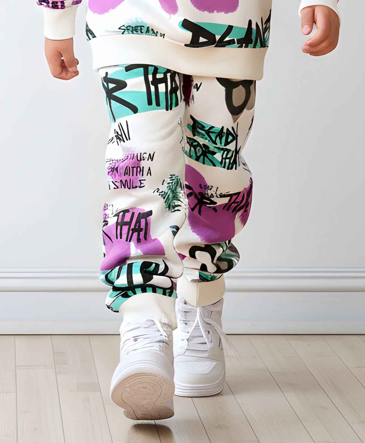 READY FOR THAT FLEECE BOYS JOGGER - WHITE