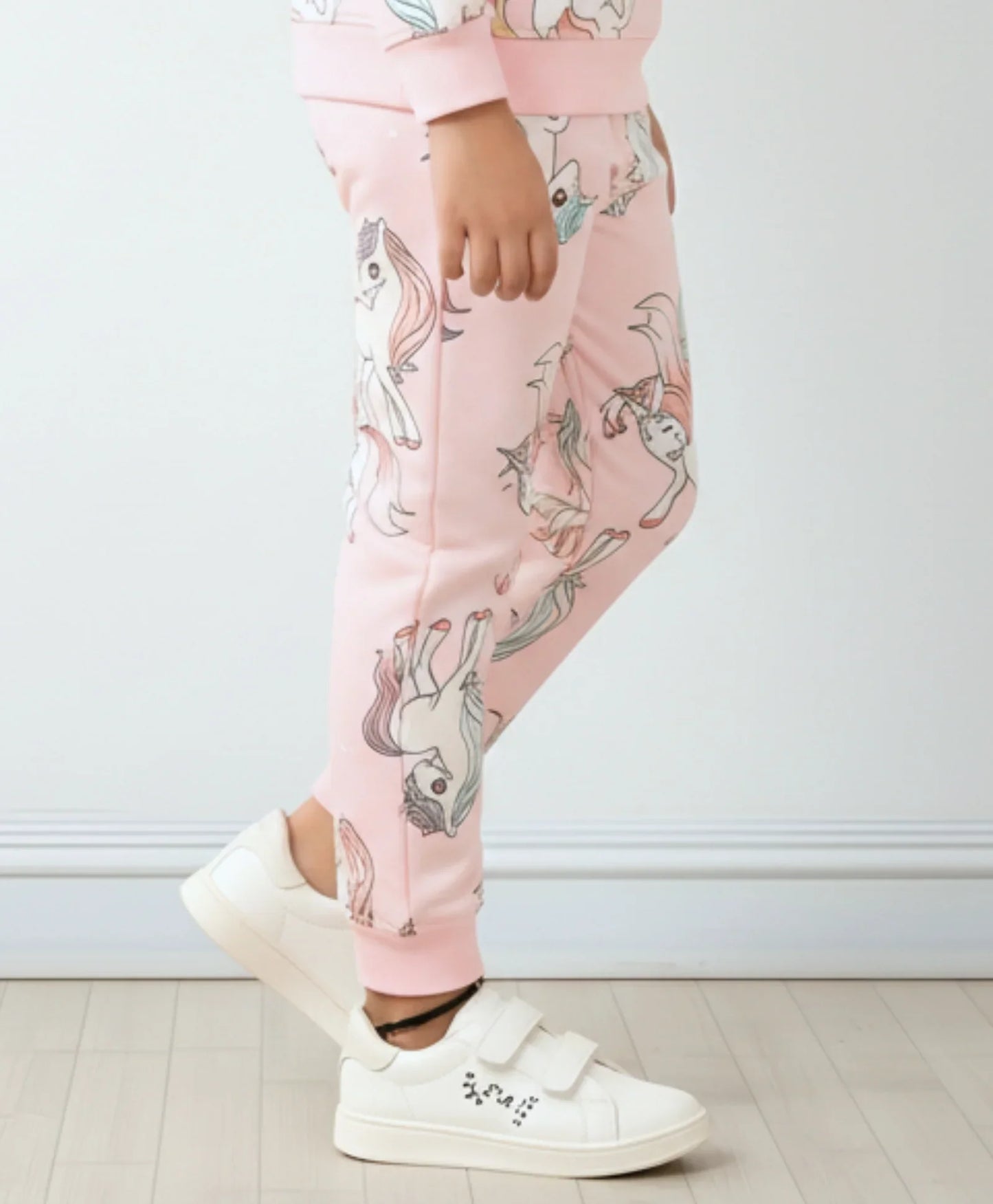 UNICORN STAR PRETTY PINK FLEECE JOGGER - PINK