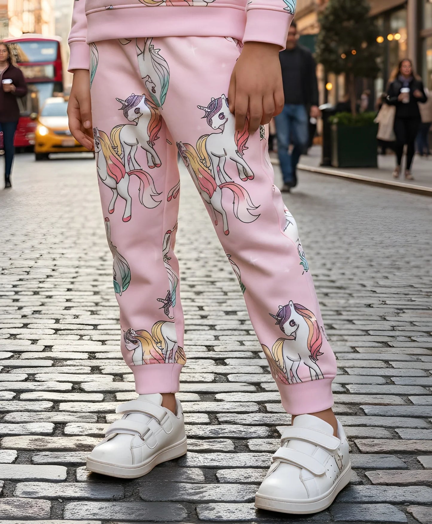 UNICORN STAR PRETTY PINK FLEECE JOGGER - PINK