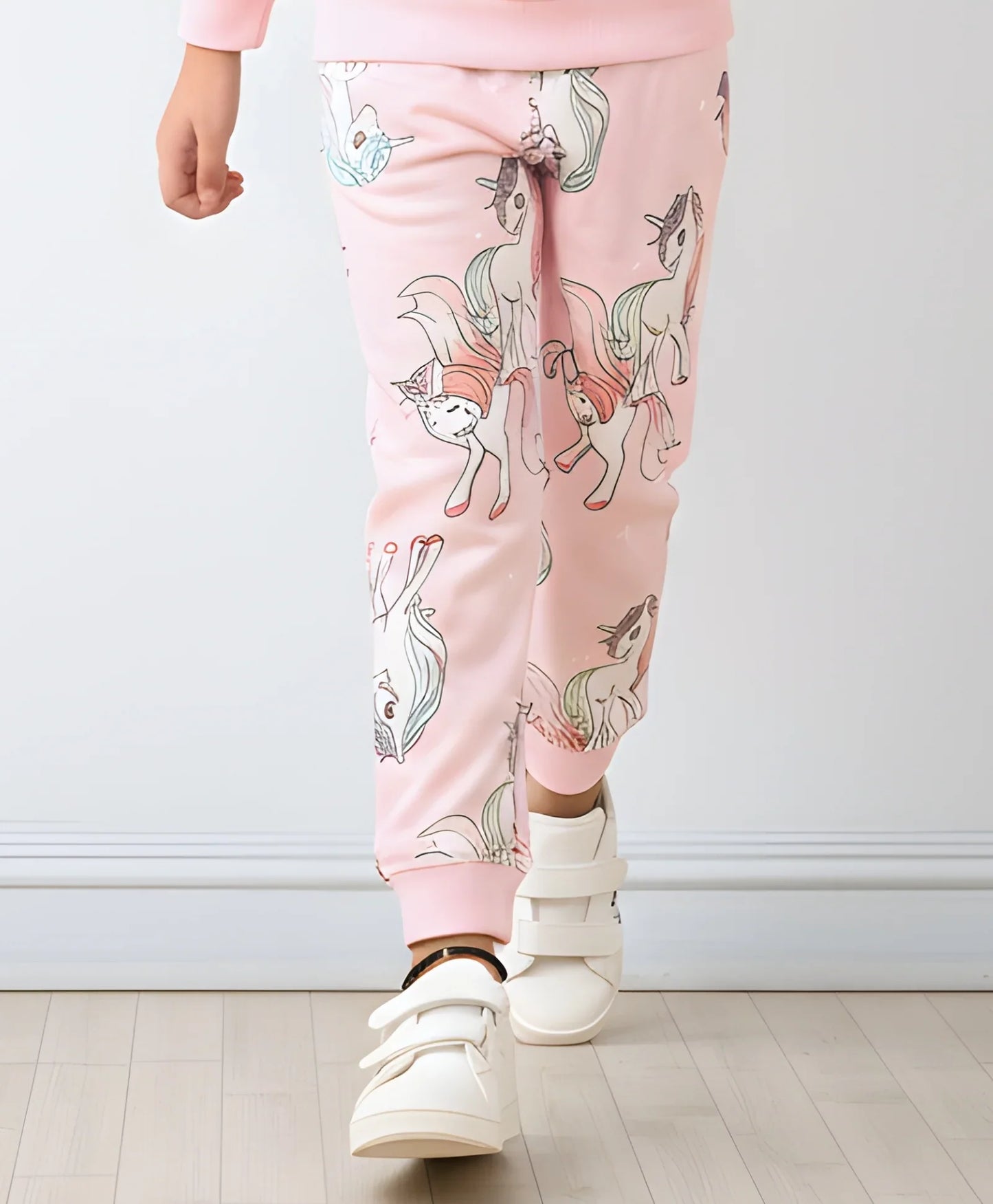 UNICORN STAR PRETTY PINK FLEECE JOGGER - PINK