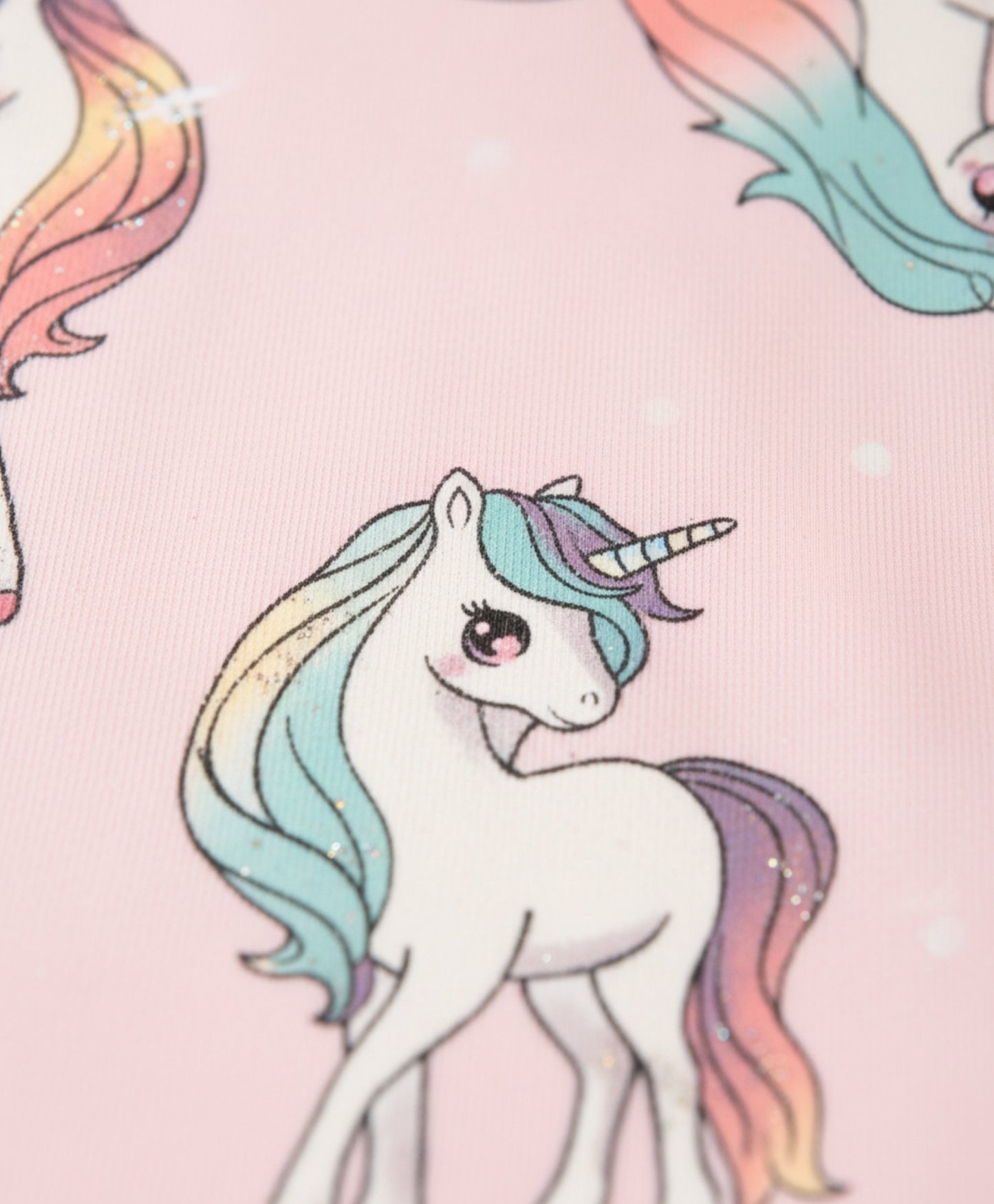 UNICORN STAR FUN PRETTY PINK FLEECE SWEATSHIRT