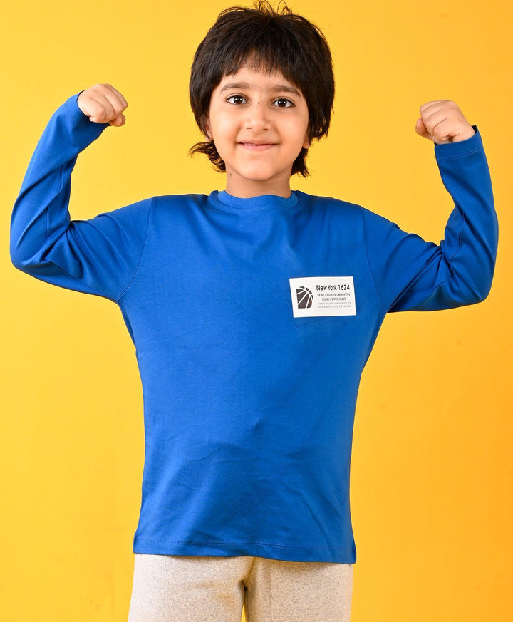 Newyork Royal Long Sleeves T-Shirt - Blue