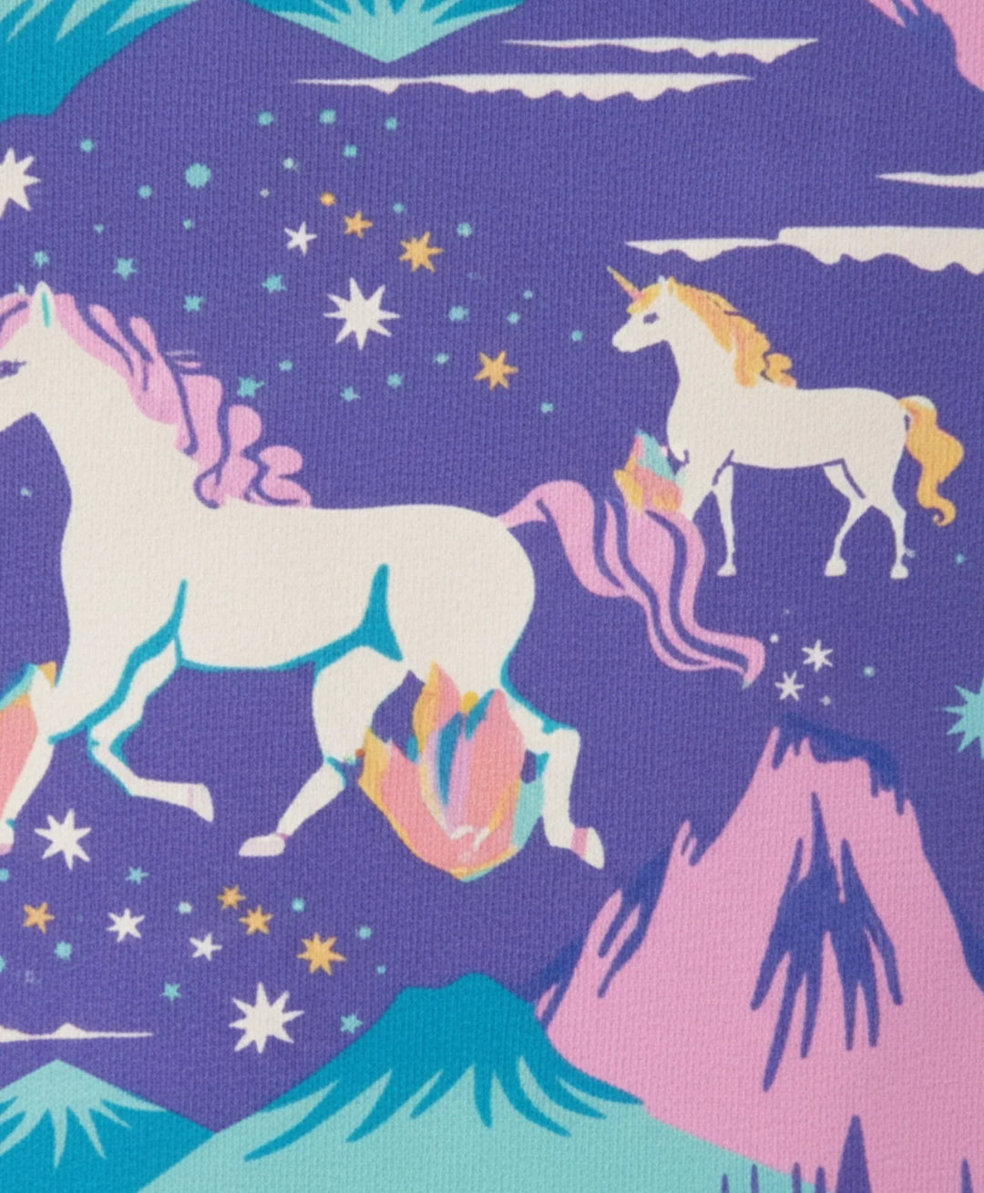 Unicorn Planet Long Sleeves Tshirt - Purple
