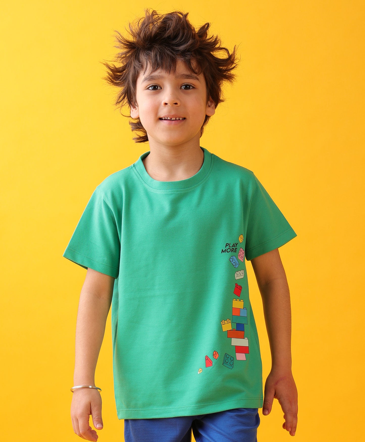 PLAYMORE GREEN SHORT SLEEVE BOYS T-SHIRT - GREEN
