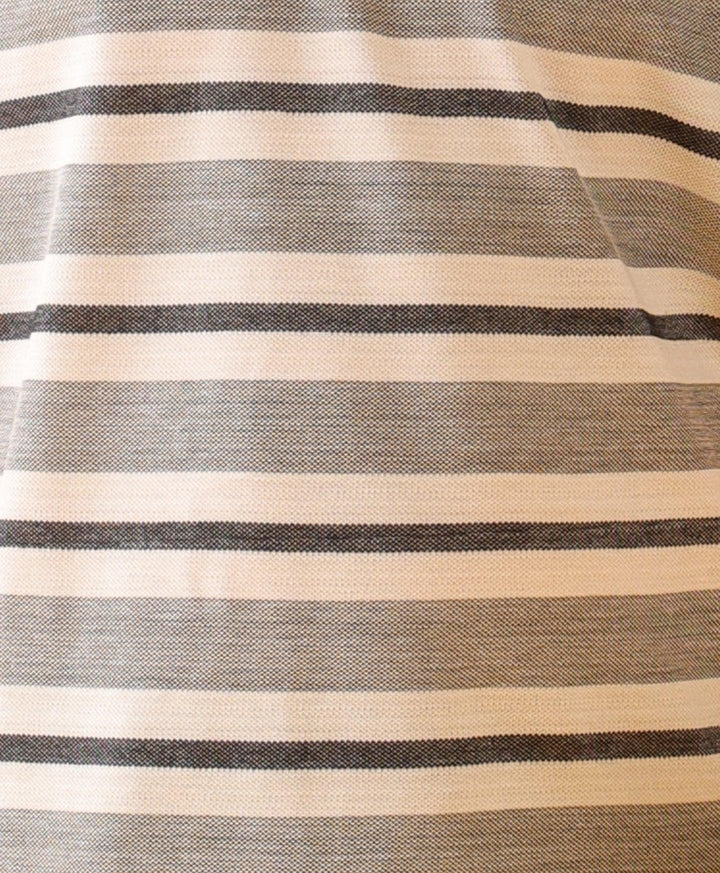 BLACK WHITE GREY STRIPE BOYS SHORT SLEEVE T-SHIRT- WHITE - Anthrilo 