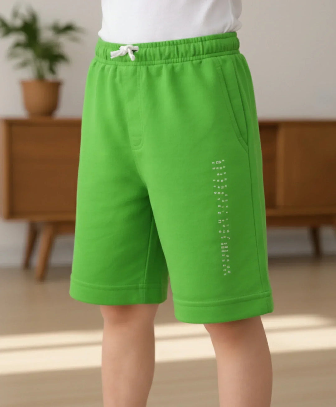GREEN BOYS SHORTS - Anthrilo 