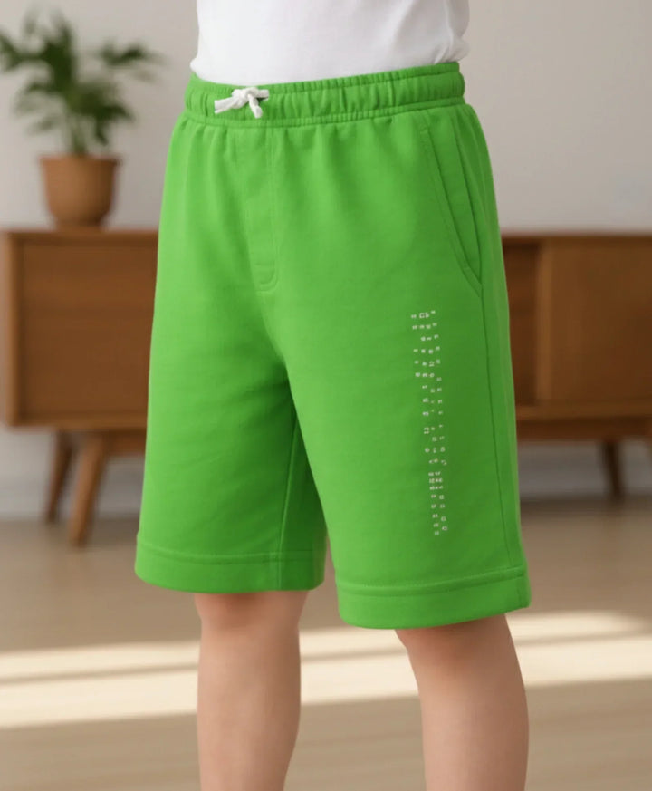 GREEN BOYS SHORTS - Anthrilo 