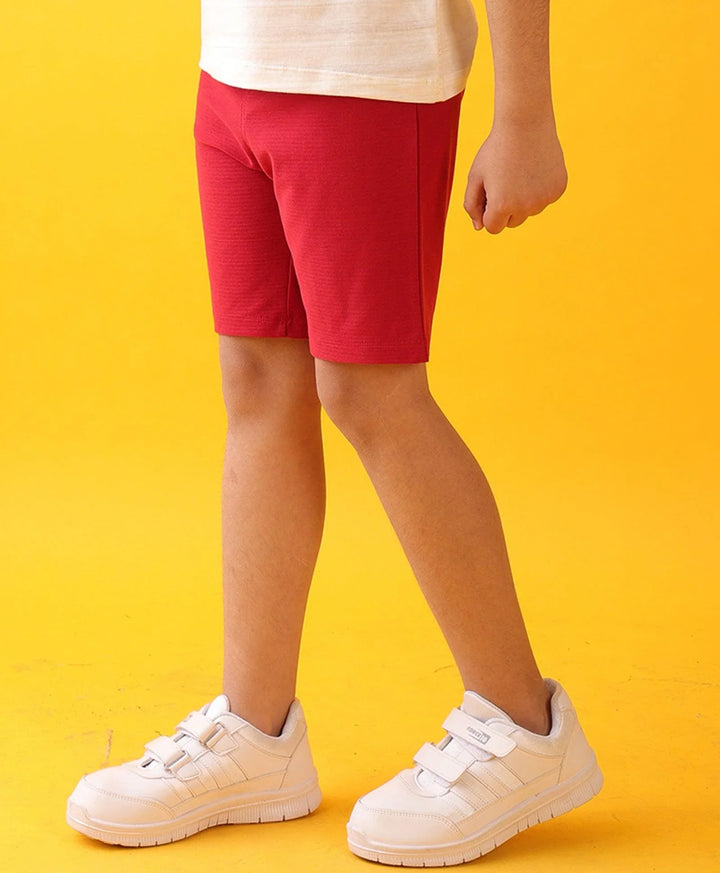 MEHROON BOYS SHORTS - MEHROON - Anthrilo 