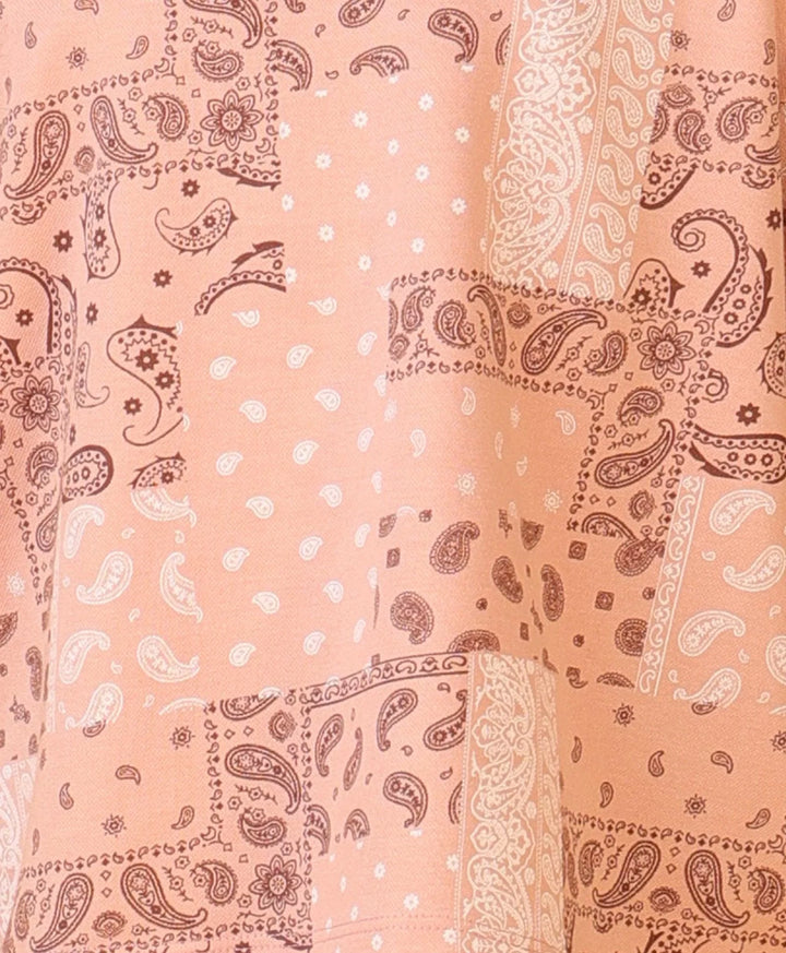 PINK PAISLEY SUMMER GIRLS T-SHIRT - PINK - Anthrilo 