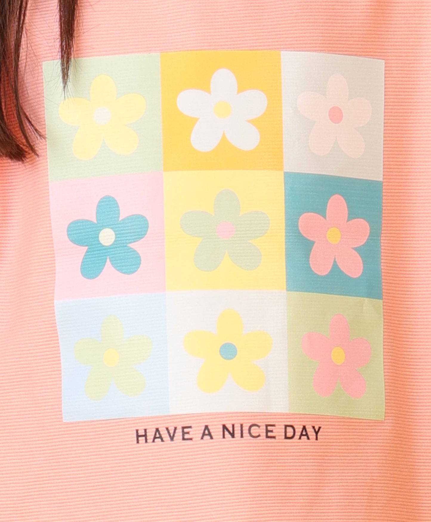 HAVE A NICE DAY PINK SUMMER GIRLS T-SHIRT - PINK