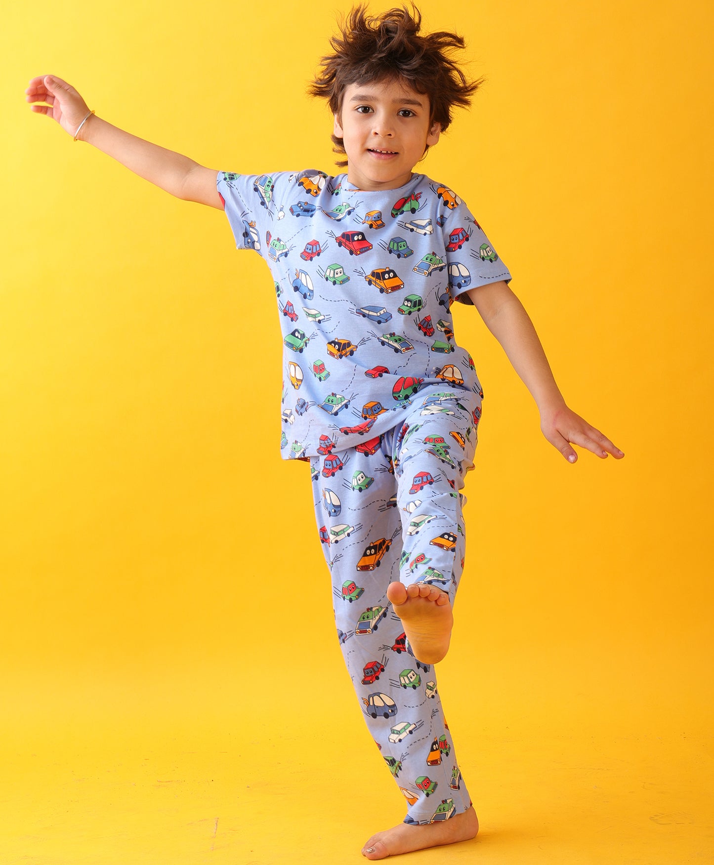 CARS SKY BOYS SHORT SLEEVES PYJAMA SET SET - SKY