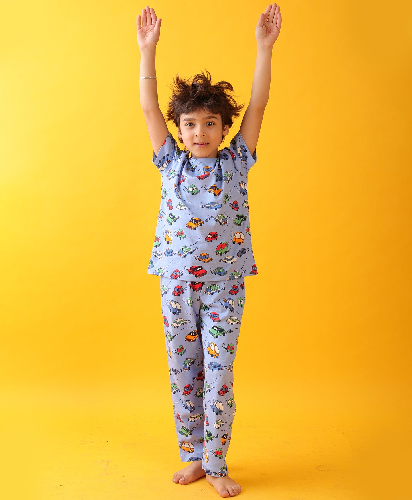 CARS SKY BOYS SHORT SLEEVES PYJAMA SET SET - SKY