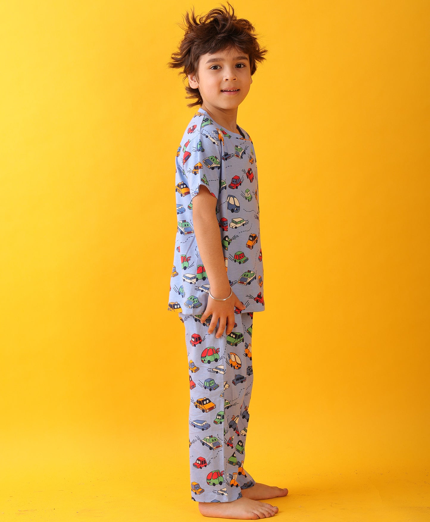 CARS SKY BOYS SHORT SLEEVES PYJAMA SET SET - SKY