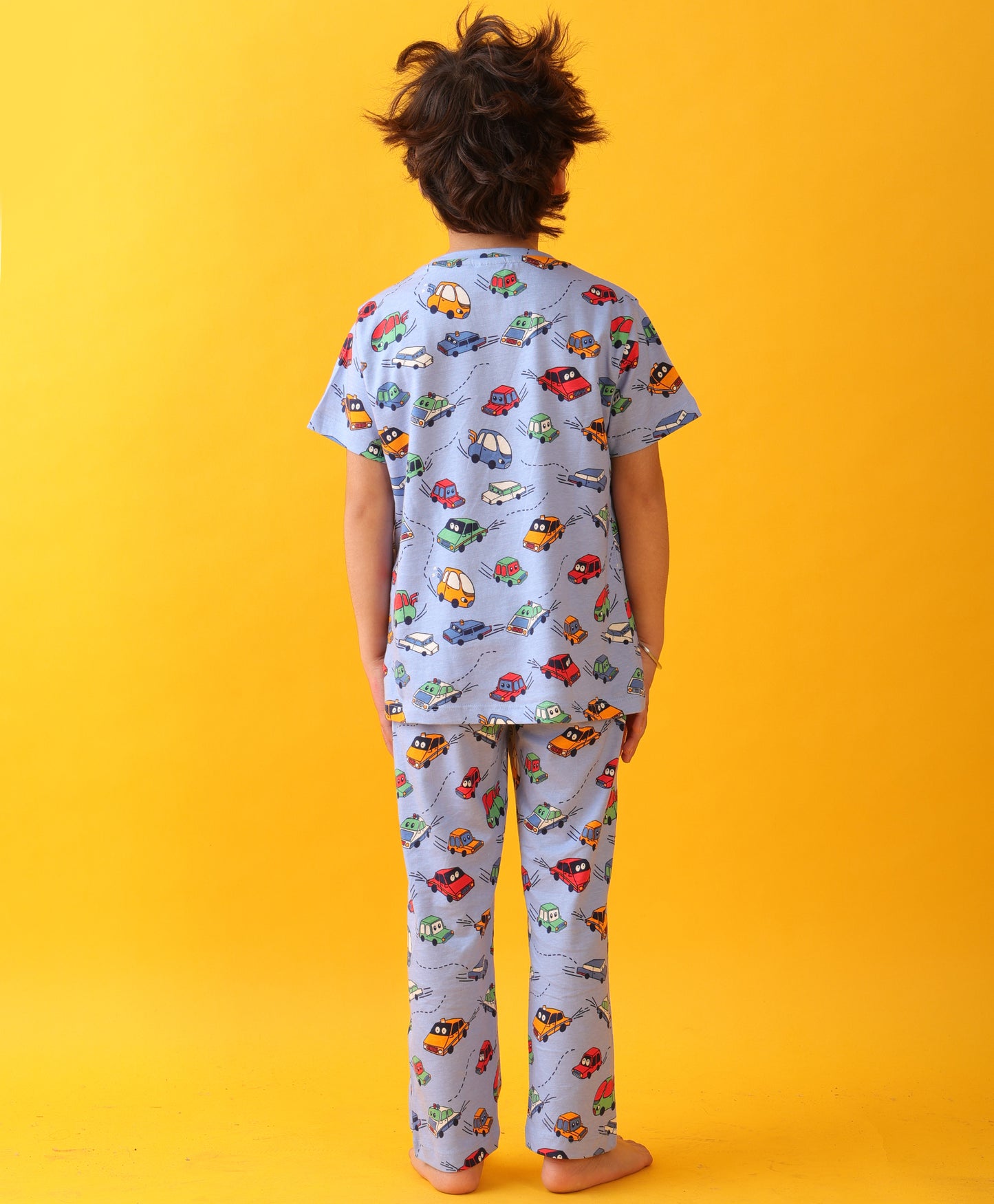 CARS SKY BOYS SHORT SLEEVES PYJAMA SET SET - SKY