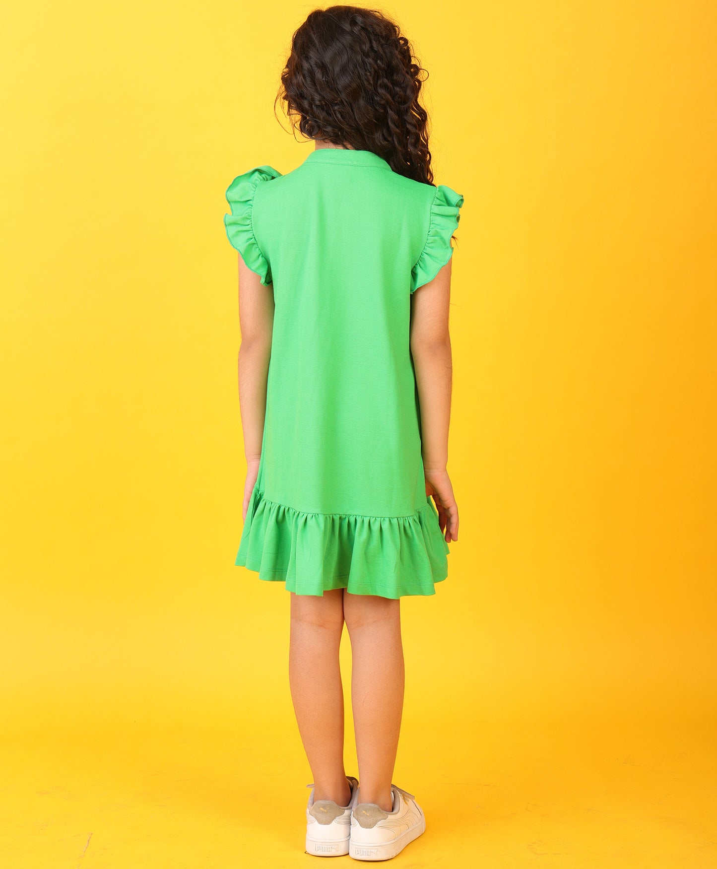 SUMMER GREEN HEART DRESS - GREEN